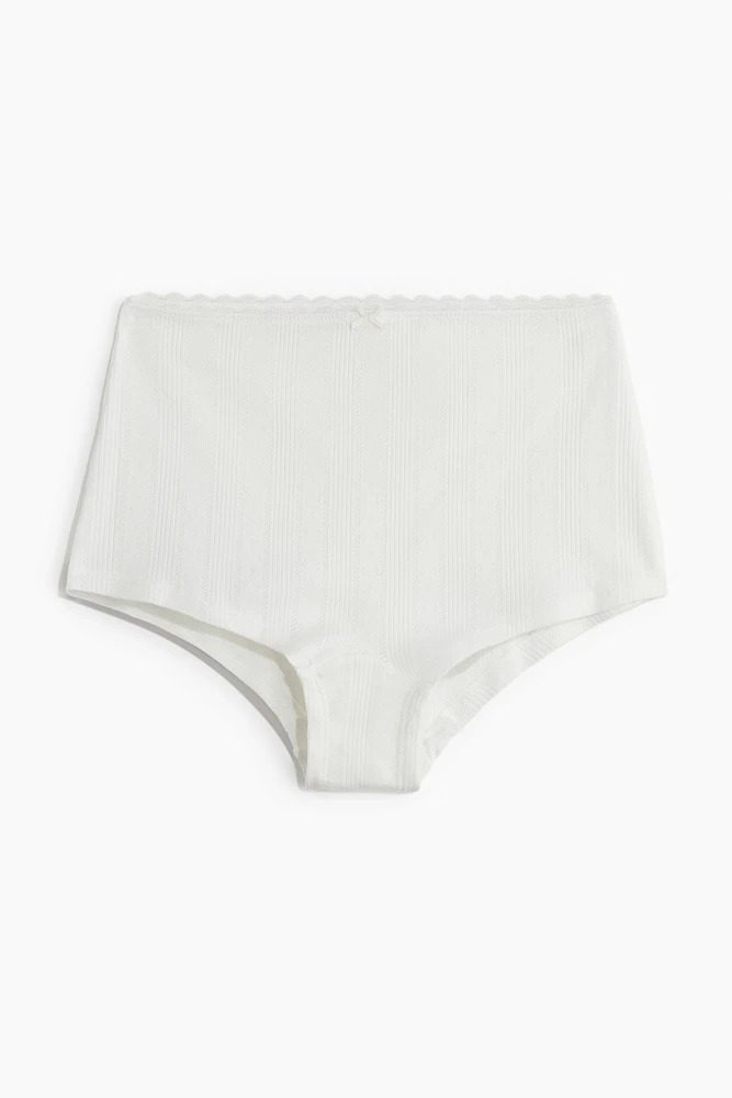 Culotte Shortie en pointelle