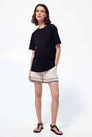 Short MAMA Before & After en piqué