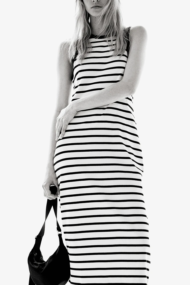 Ribbed Midi Dress