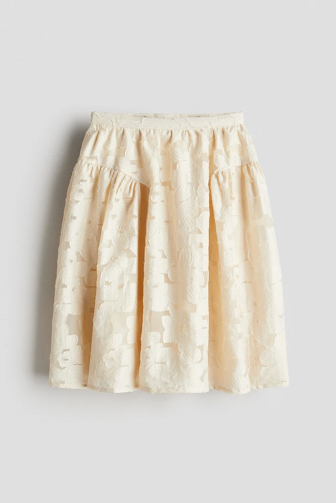 Jacquard-Weave Skirt