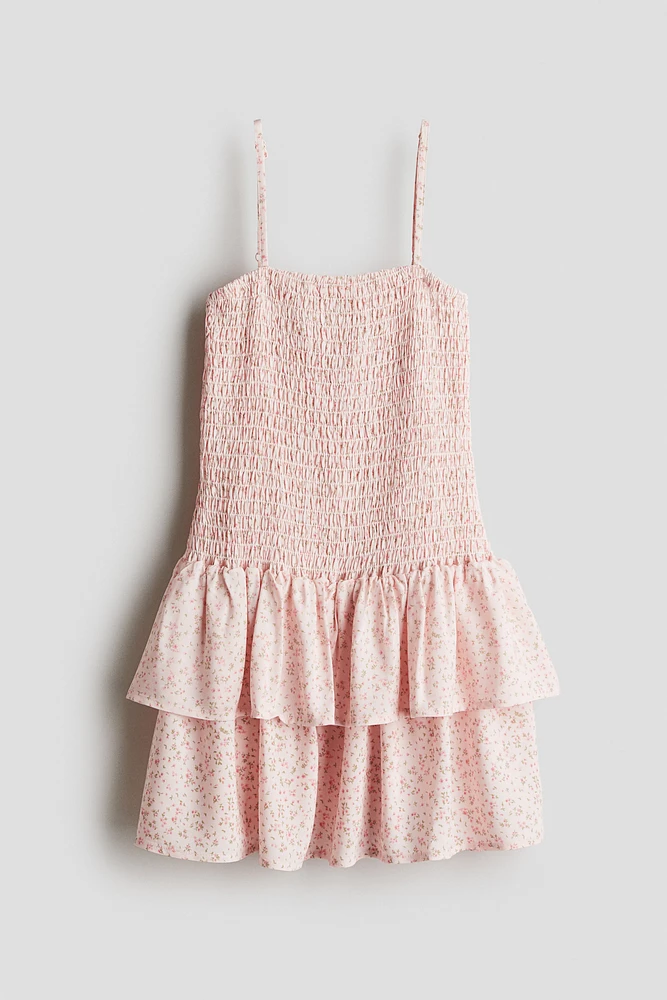 Smocked Strappy Dress