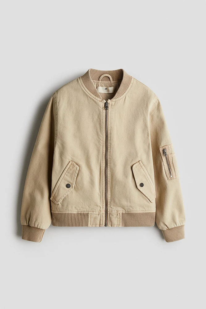 Twill Bomber Jacket