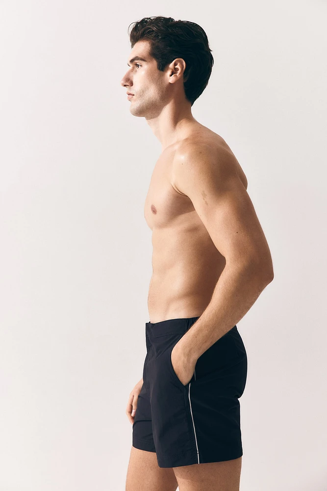 Swim Shorts with Piping