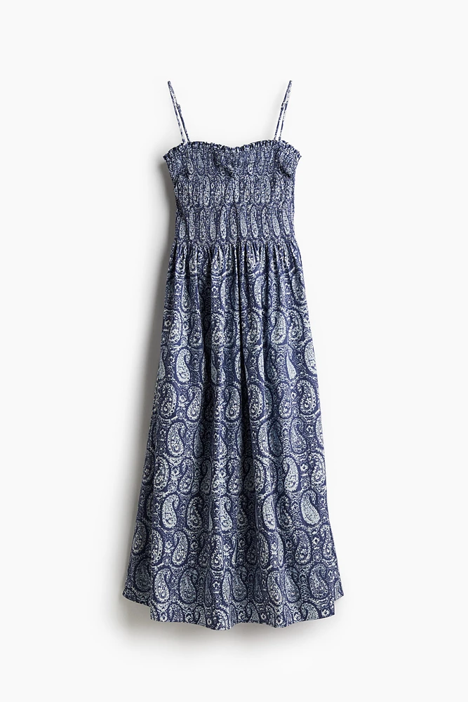 Smocked-bodice Dress