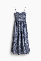 Smocked-bodice Dress