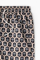 Patterned Swim Shorts