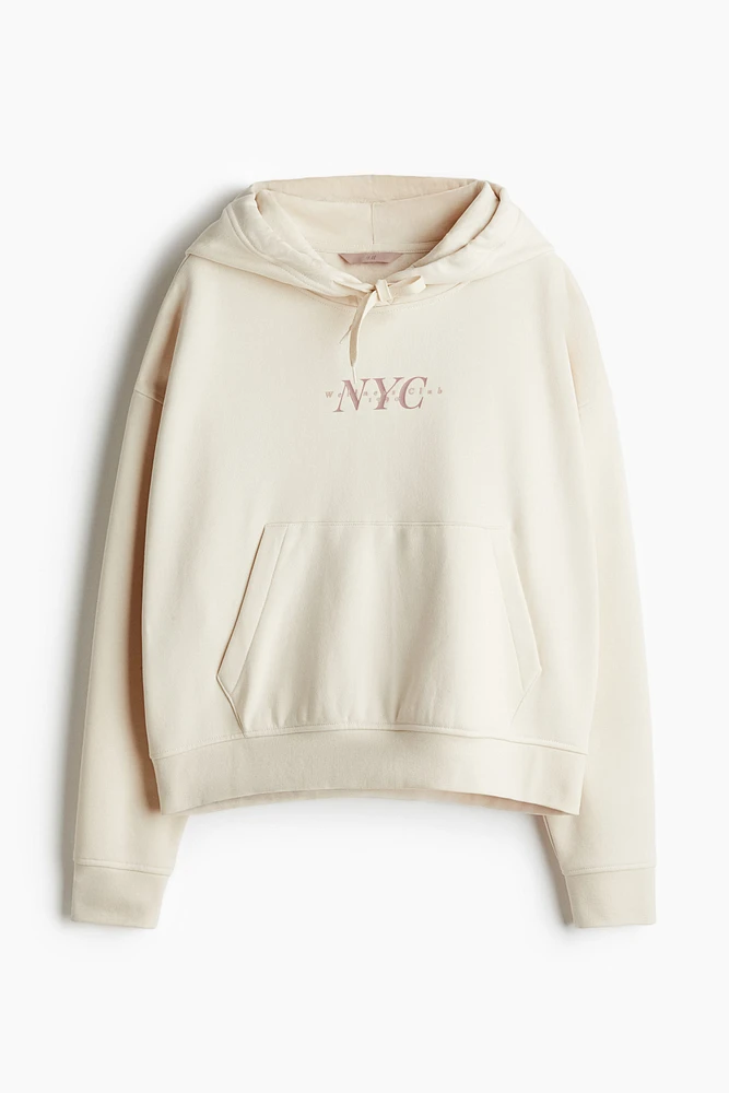 Text-Motif Hoodie