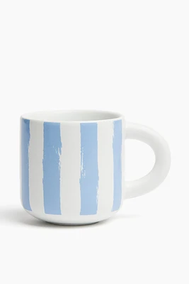 Striped Porcelain Mug