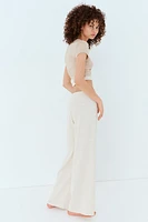 Wide-leg Jersey Pants