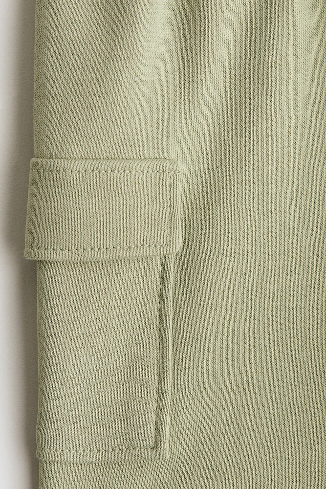 Short cargo en molleton