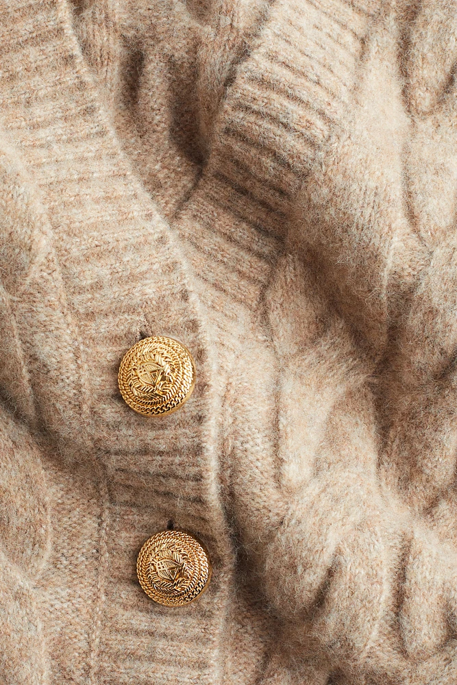 Cable-Knit Cardigan