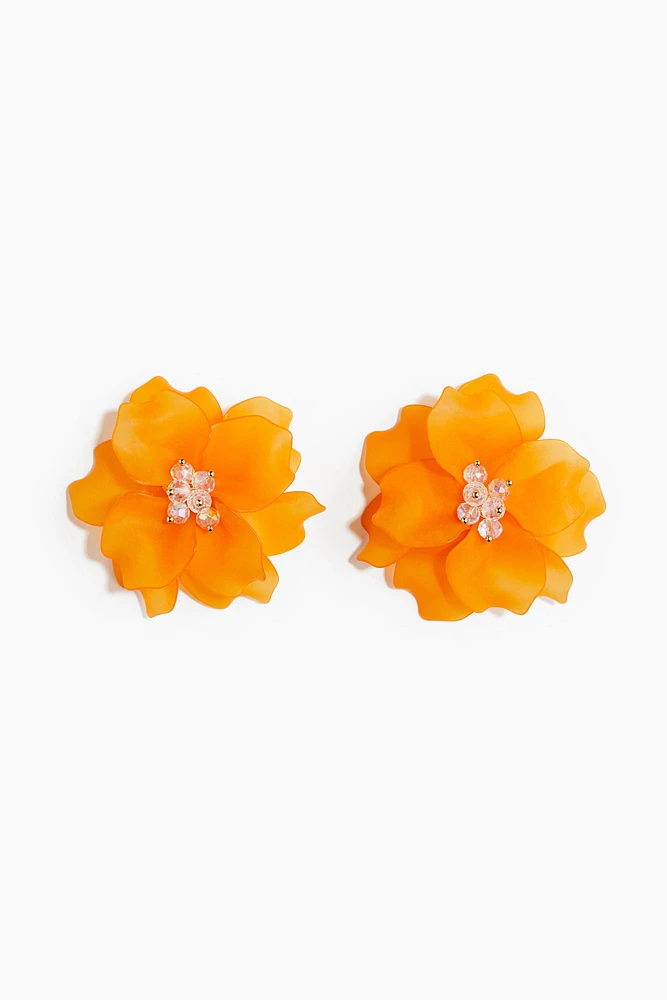 Flower-Shaped Stud Earrings