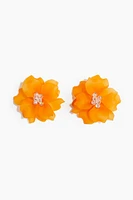 Flower-Shaped Stud Earrings