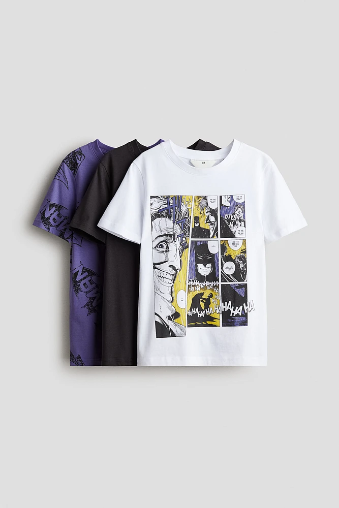 3-pack Printed Cotton T-Shirts
