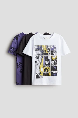 3-pack Printed Cotton T-Shirts