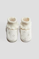 Cotton Knit Slipper Socks