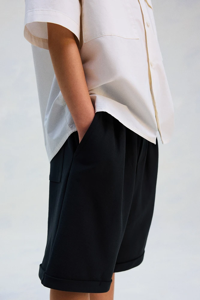Loose-Fit Jersey Shorts