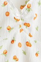 Crinkled Jersey Sleeveless Top