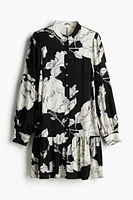 Patterned Viscose Dress