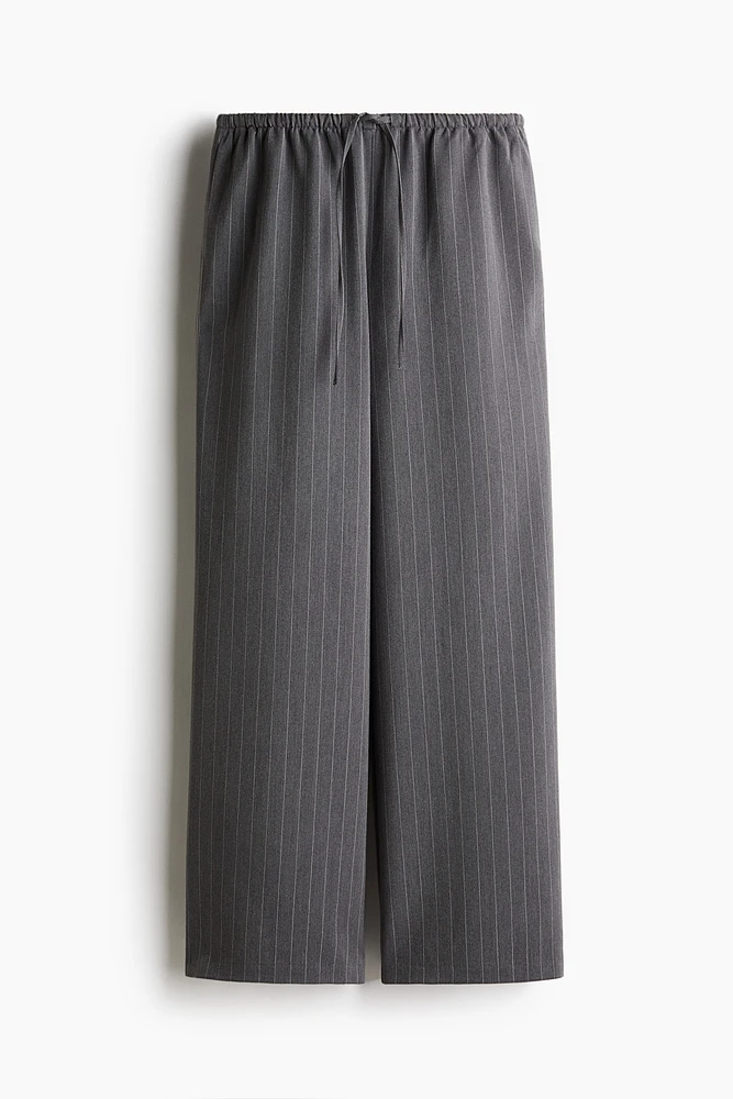 Pantalon en sergé avec cordon de serrage