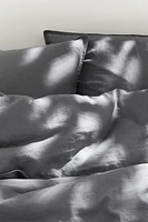 Linen-blend King/Queen Duvet Cover Set