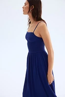Smocked Strappy Dress