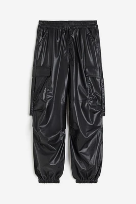 Coated Cargo Pants