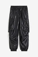 Coated Cargo Pants