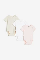 3-pack Short-sleeved Bodysuits