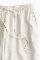 Linen-blend Pants