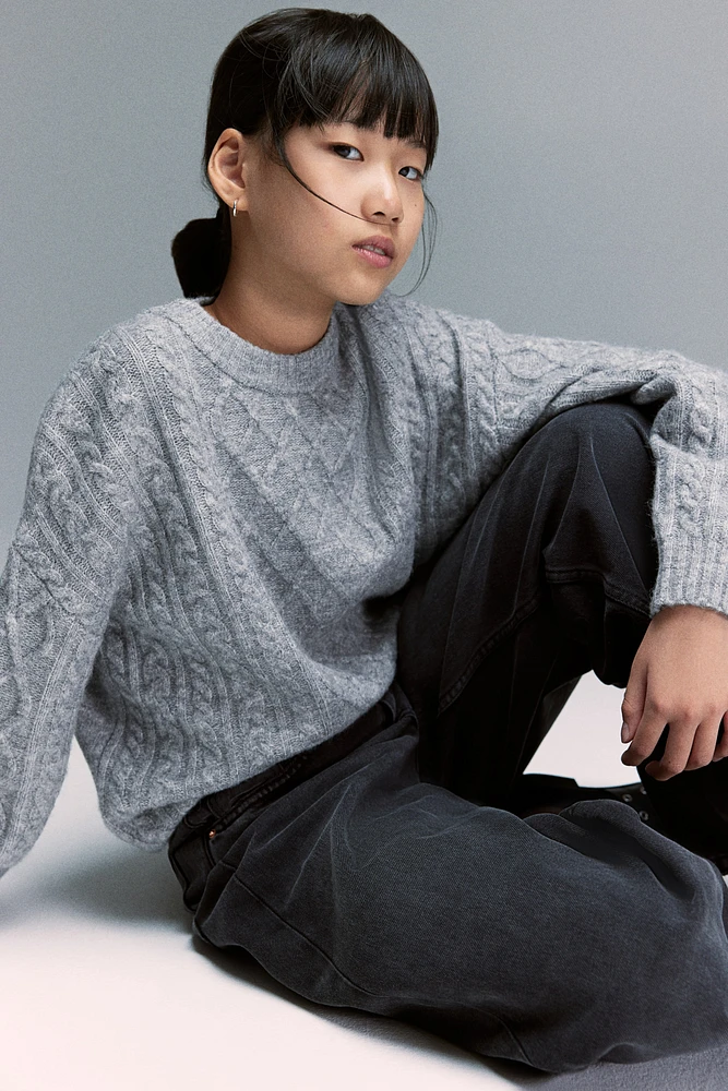 Cable-Knit Sweater