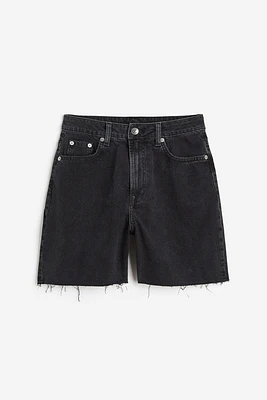 High Waist Bermuda Shorts