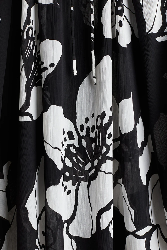 Crinkled Chiffon Blouse