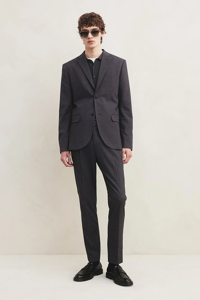 Slim Fit Single-Breasted Jacket