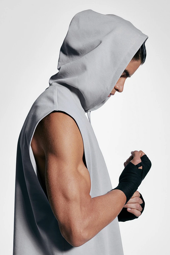 Regular-Fit Sleeveless Sports Hoodie with DryMove™