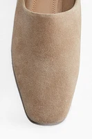 Suede Mules