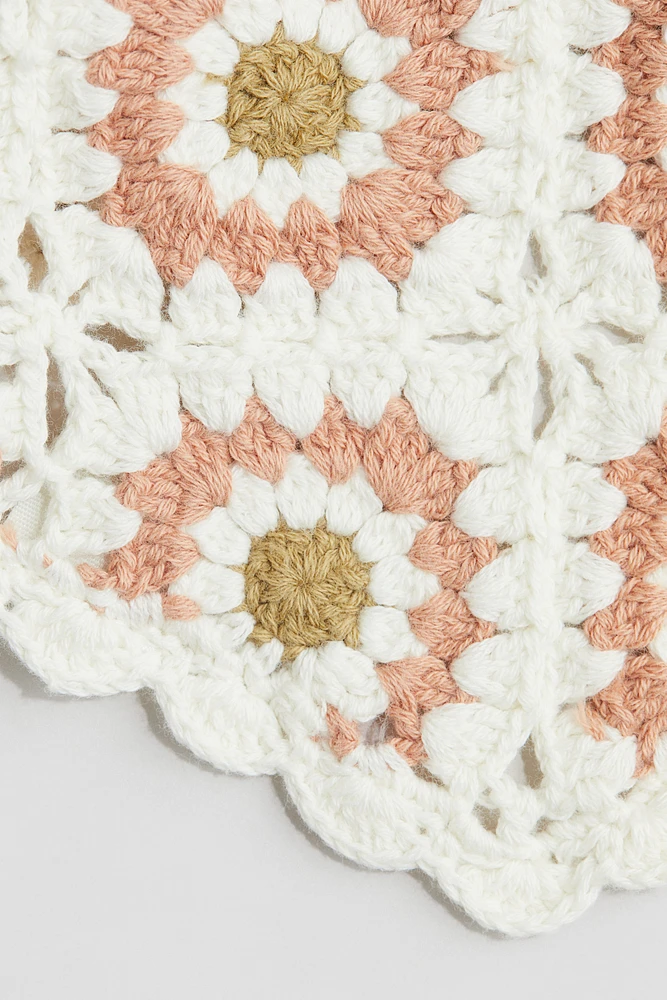 Crochet-Look Bib