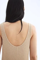 Rib-Knit Dress
