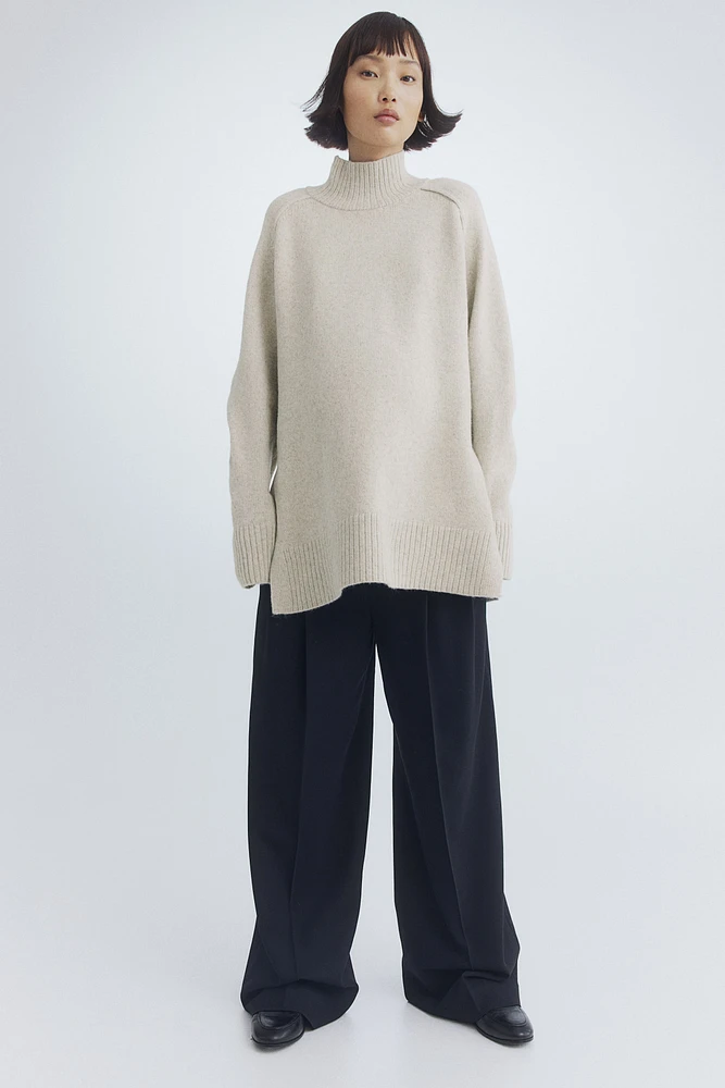 MAMA Mock Turtleneck Sweater