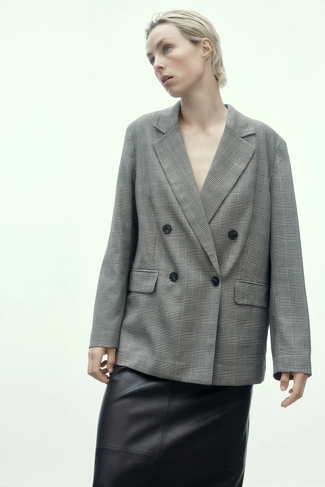 Blazer à fermeture croisée