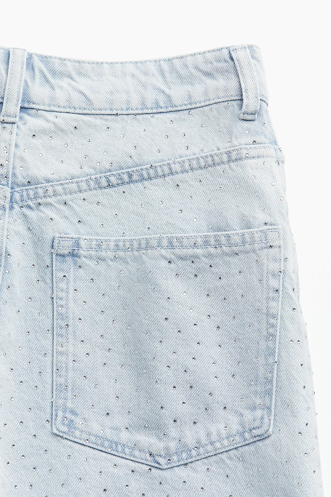 Rhinestone-embellished Jeans