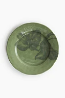 Grande assiette en grès cérame à motif
