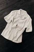 Regular Fit Textured Resort Shirt