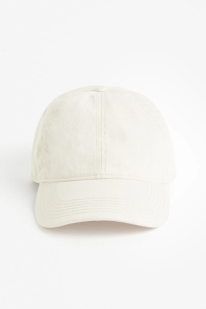 Washed-look Denim Cap