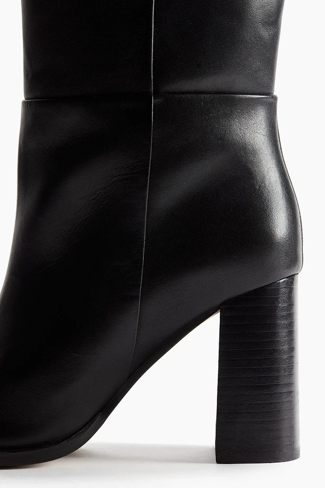 Knee-high Leather Boots