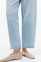 Barrel High Cropped Jeans