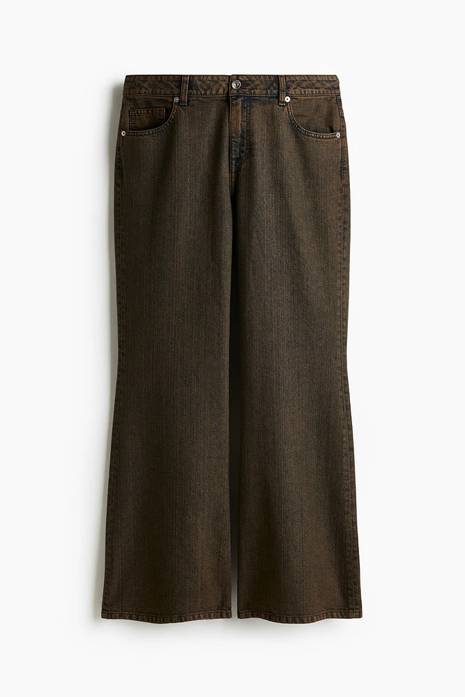 Baggy Flared Low Jeans