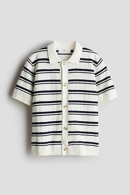 Chemise en tricot texturé