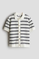 Chemise en tricot texturé