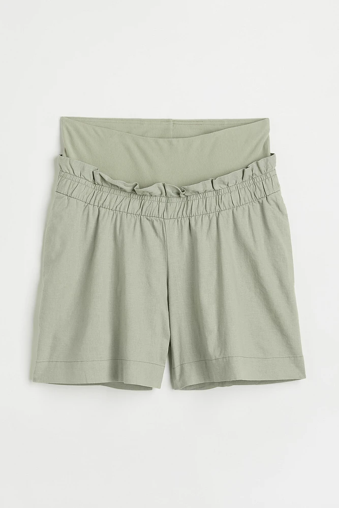 MAMA Linen-blend Shorts